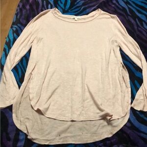 Love fire split side long sleeve sweater